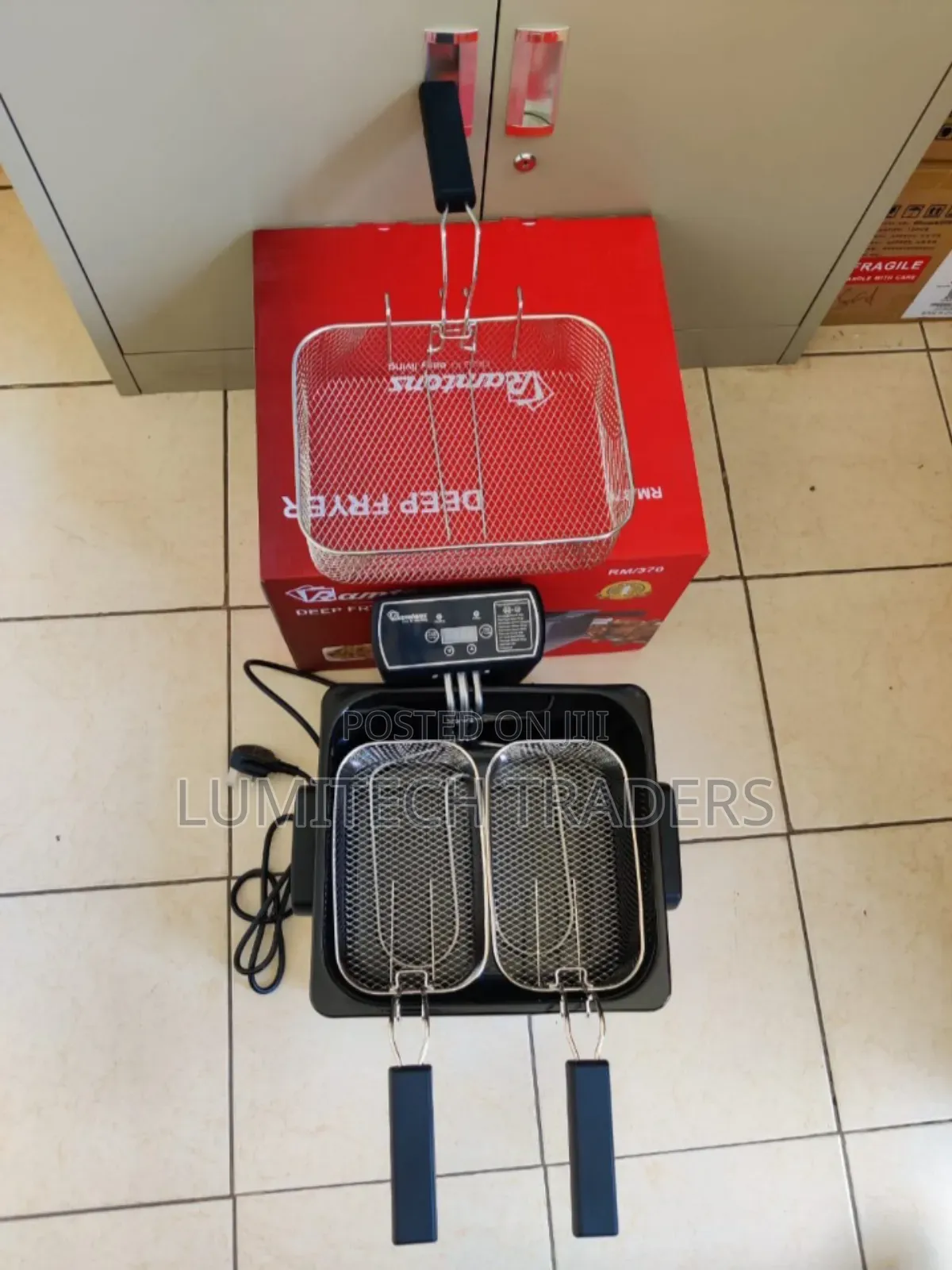 Ramtons Deep Fryer 4.5 Litres (Double)