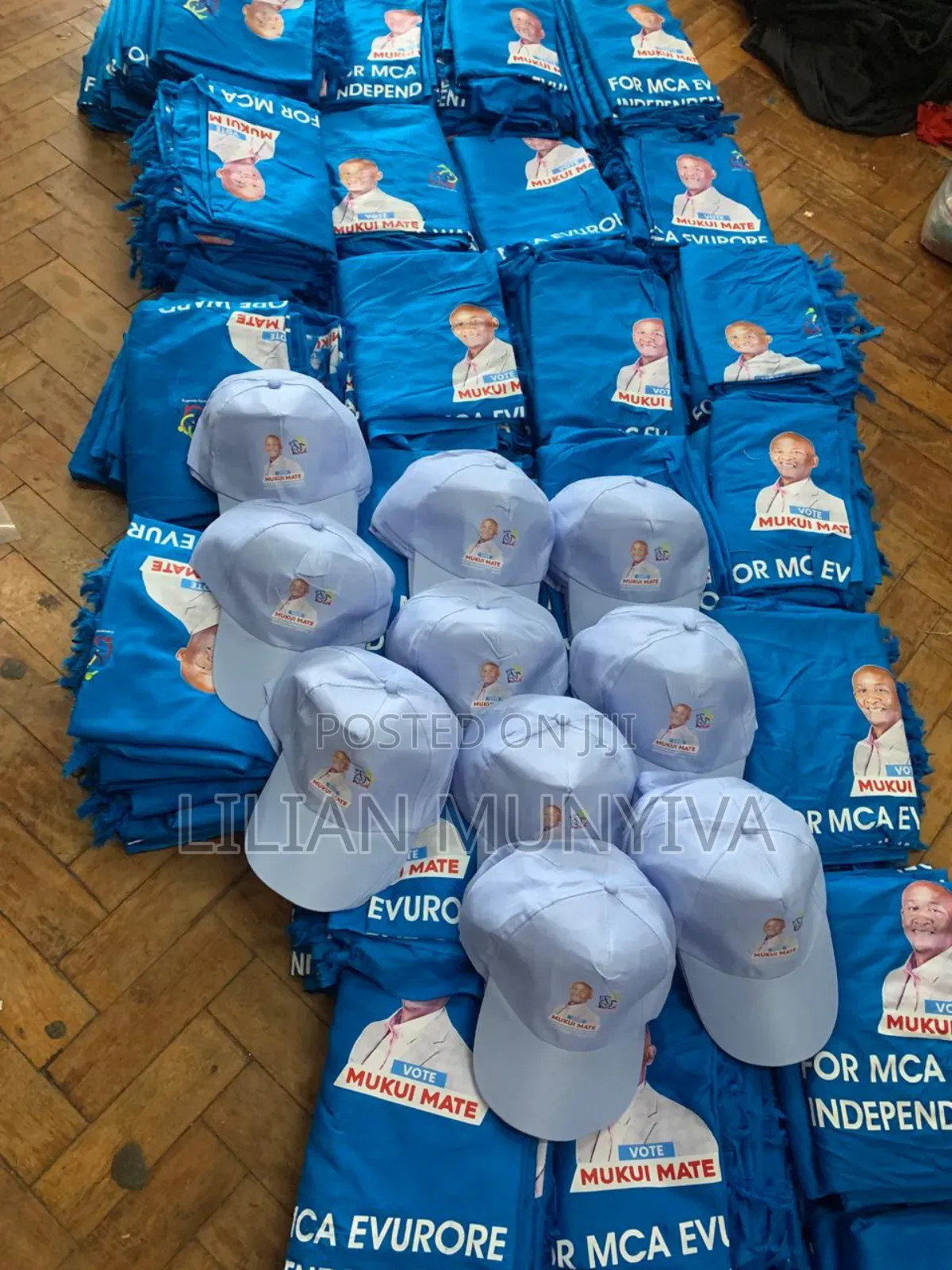 Branded Polyester Caps for Compaign