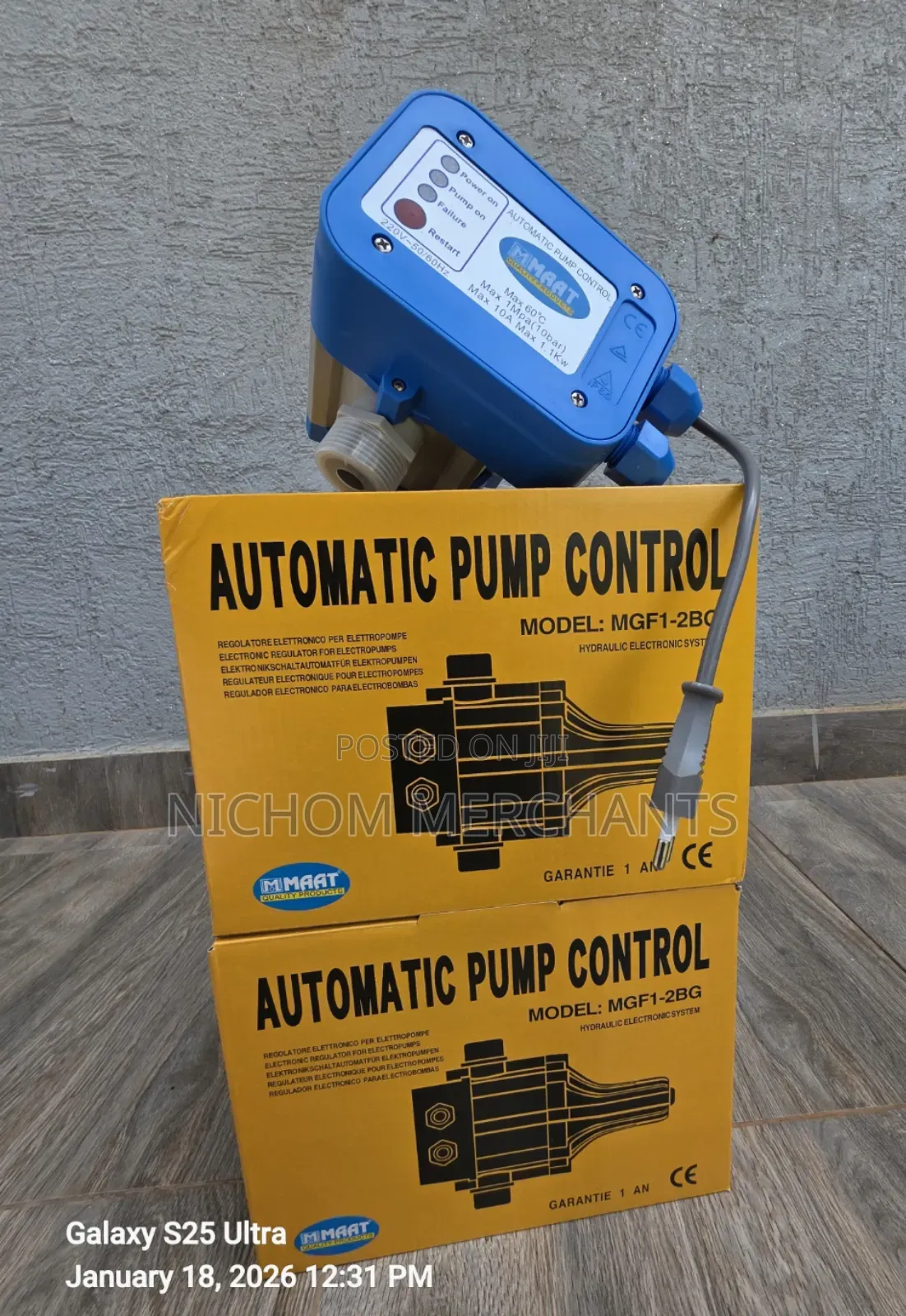 Mmaat Automatic Pump Control/Booster Pump Controller