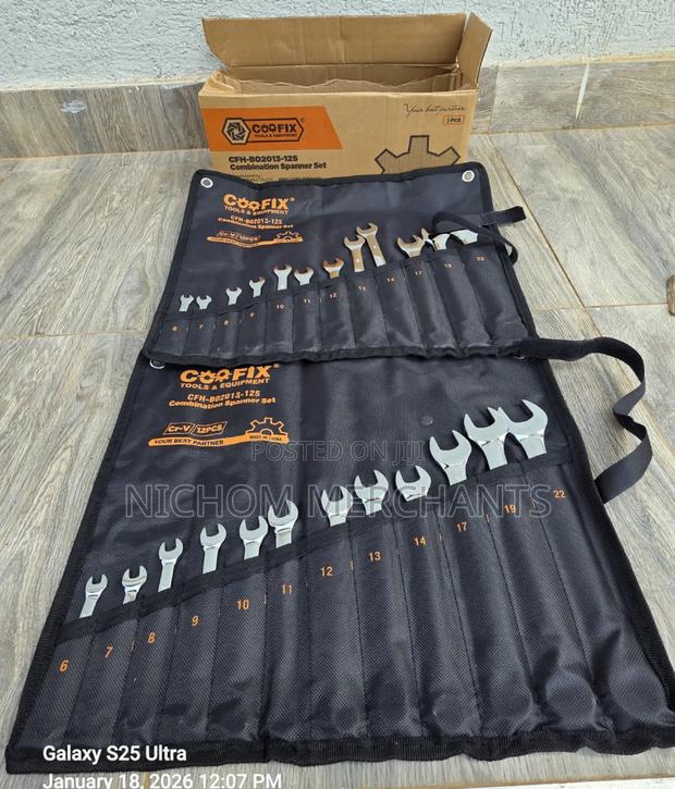 Coofix Combination Spanner Set 6mm to 22mm - main view