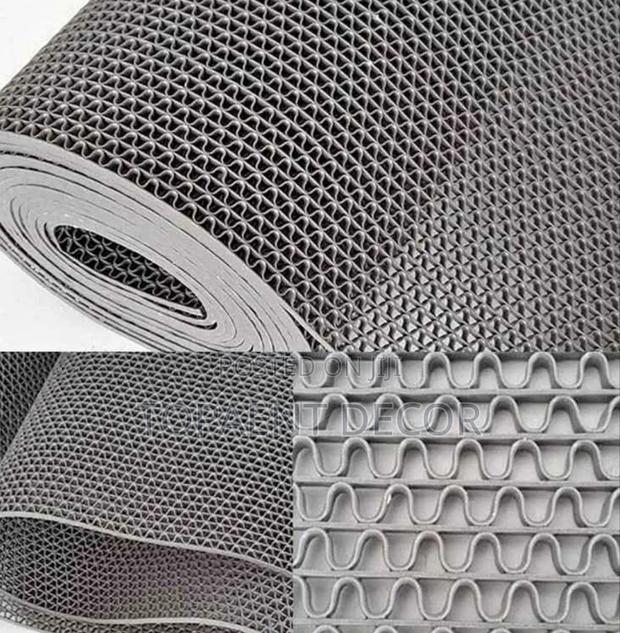 Grey Perforated Pvc Bathroom, Slippery Areas Mats