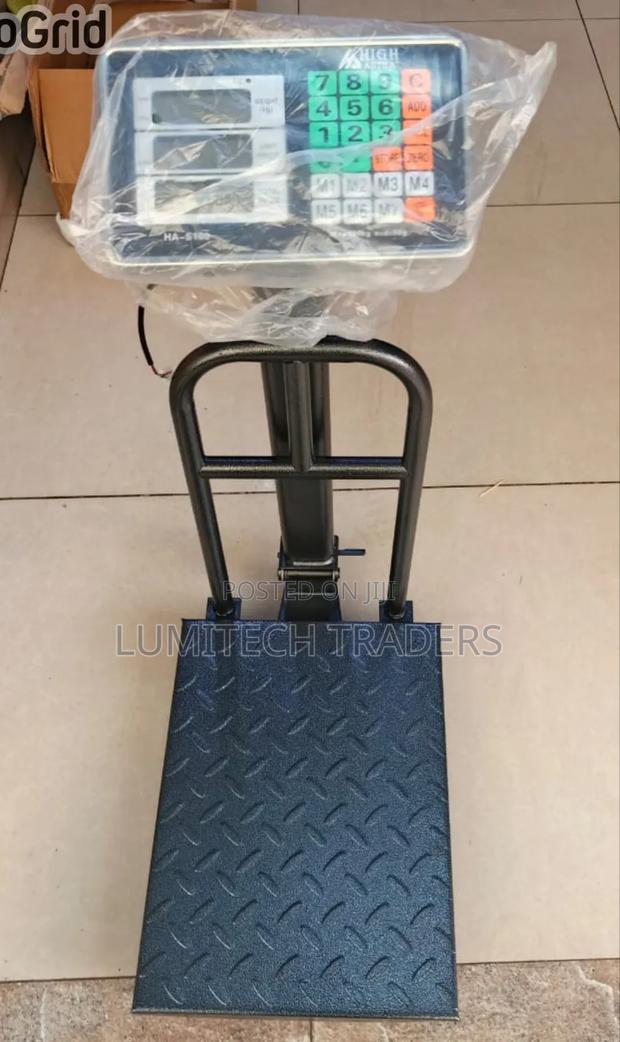 100kg High Astra Digital Platform Weighing Scale With LCD Display - main view