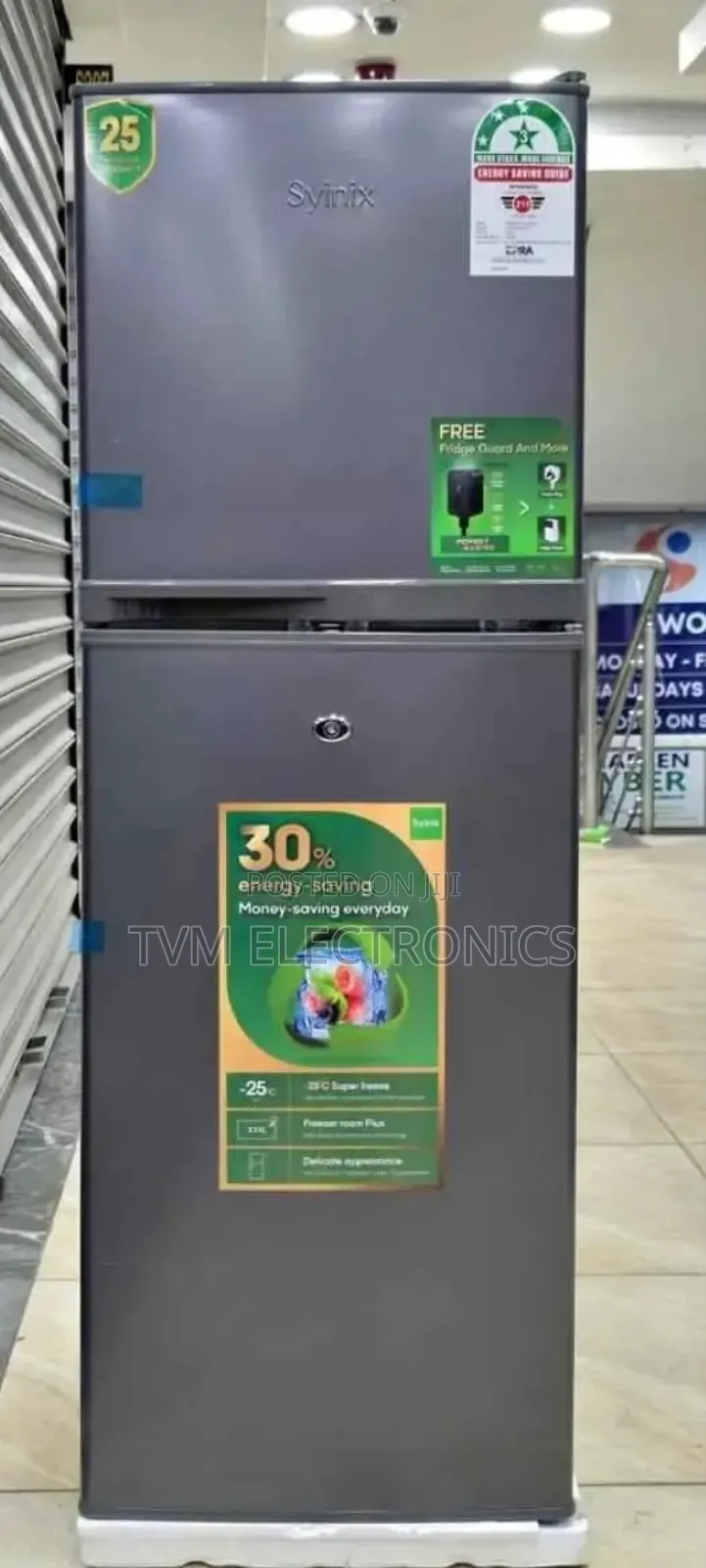 Syinix 138l Double Door Refrigerator