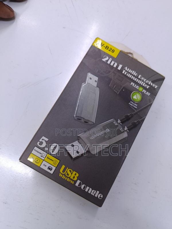 Car Bluetooth Receiver Transmitter V5.0 Mini 3.5mm Aux Usb Audio Adapt - thumbnail 3