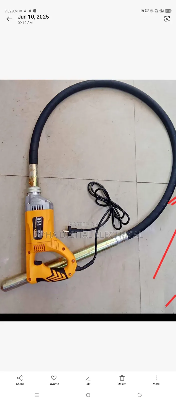 Dera Electric Pole  Vibrator