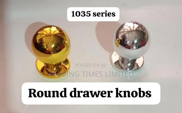 Round Drawer Knobs Silver Gold