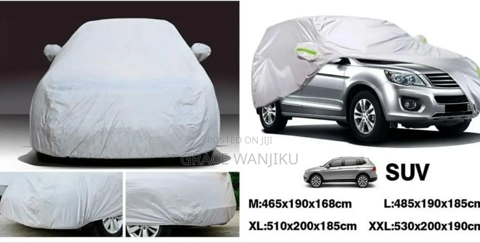 Universal Grey Car Cover