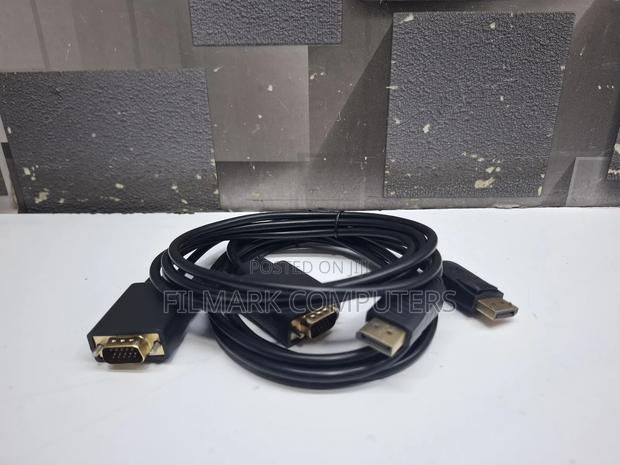 Display Port (Dp) To Vga Cable 1.8m