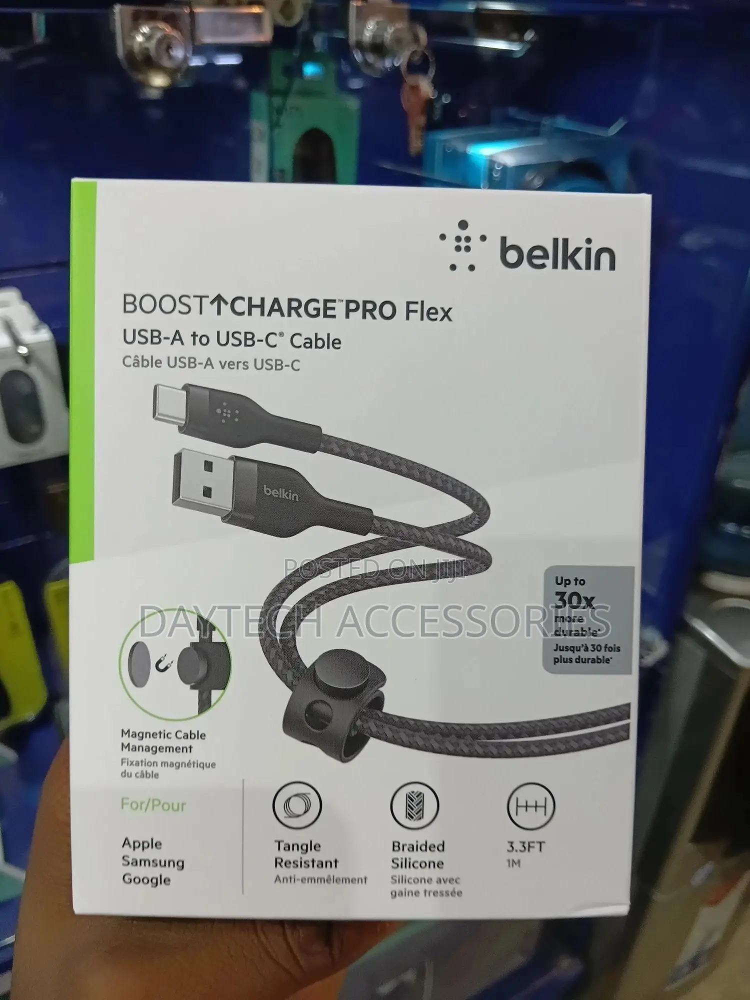 Belkin Boostcharge Pro Flexusb-a to Usb-C Cable 15w