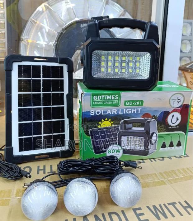 New Js-201 Solar Lighting System With 3 Led Bulbs/Solar Light 3 Bulbs - main view