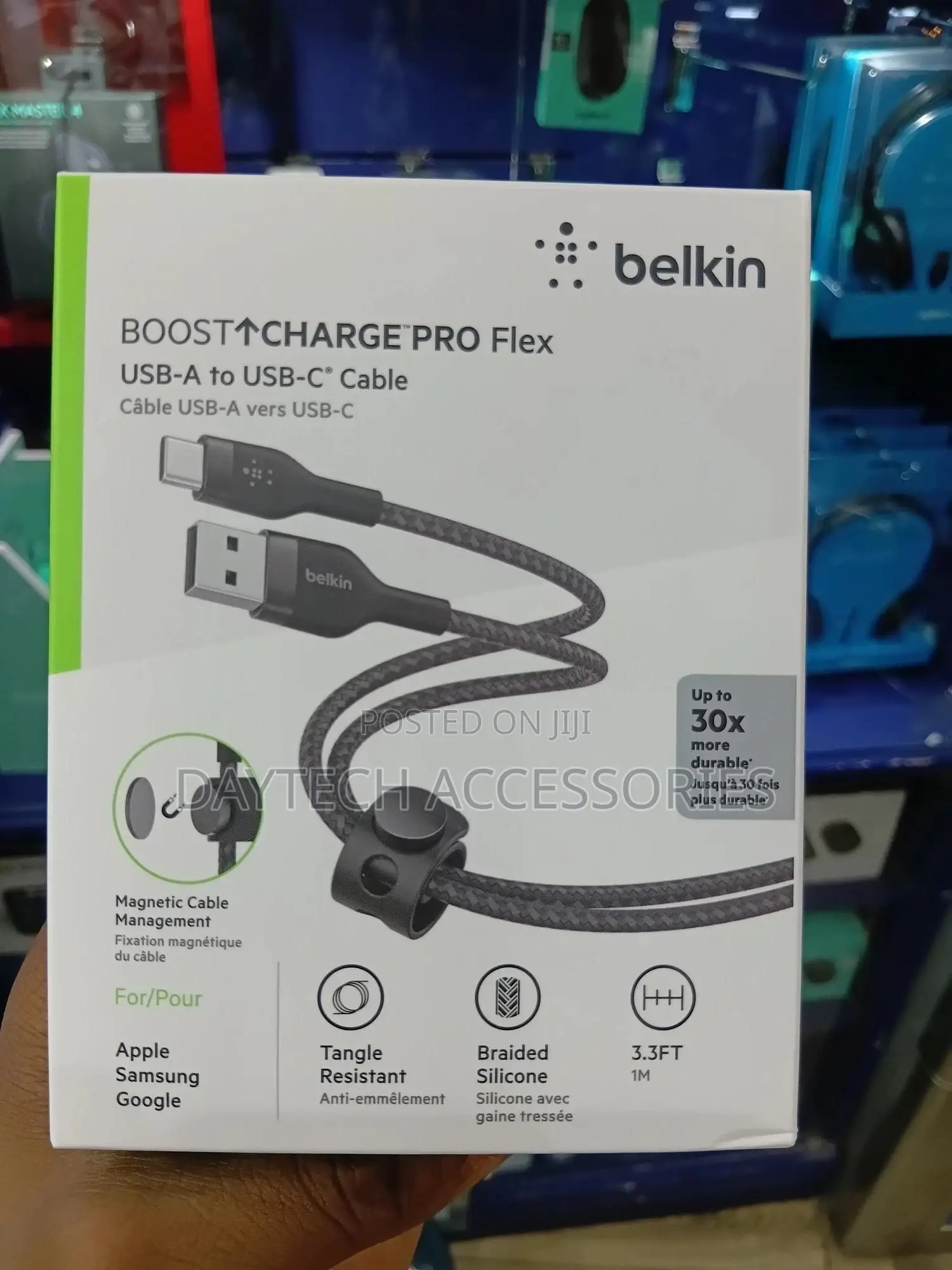 Belkin Boostcharge Pro Flex Braided Usb Type a Totype C Cable - 1m