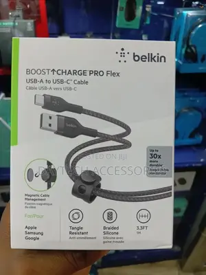 Belkin Boostcharge Pro Flex Braided Usb Type a Totype C Cable - 1m