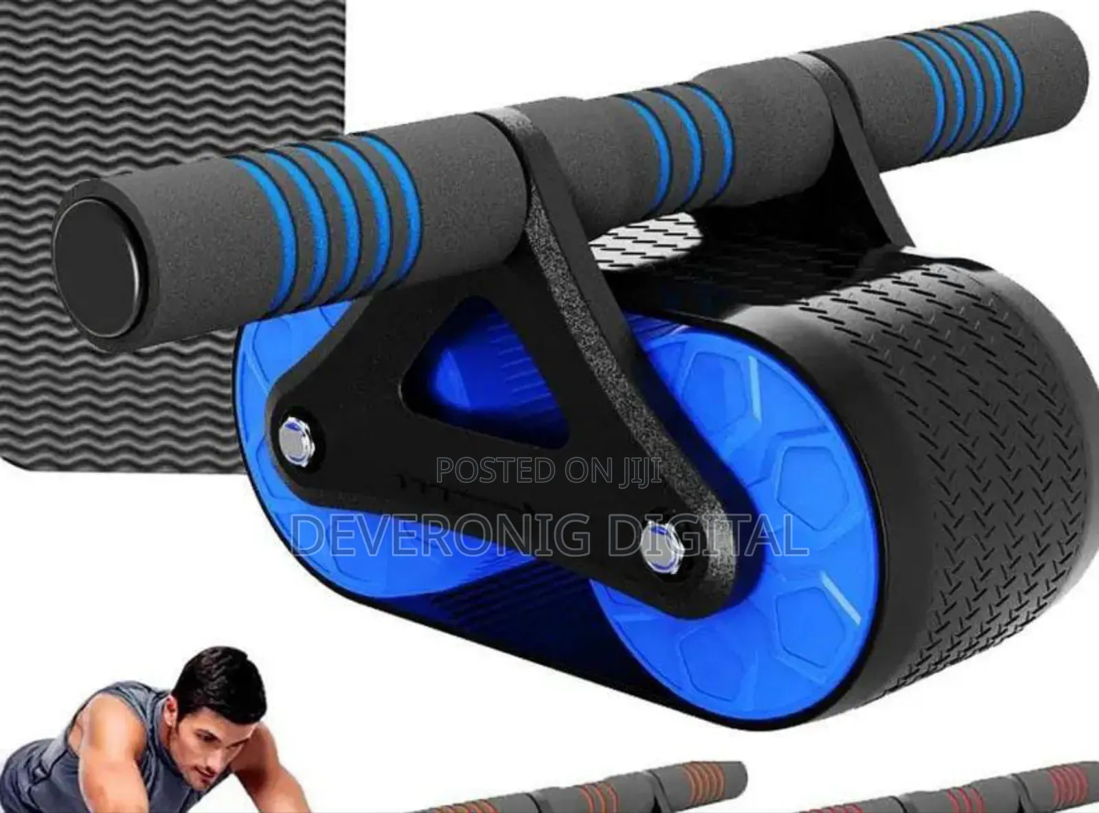 Fitness Ab Roller Coaster Wheel — Automatic Rebound