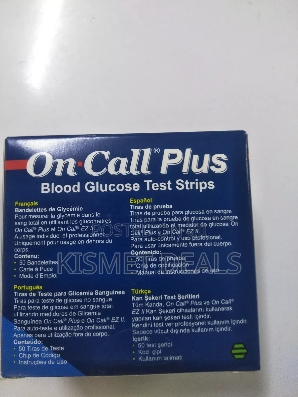 On Call Plus Oncall Plus Test Strips, 50 Strips