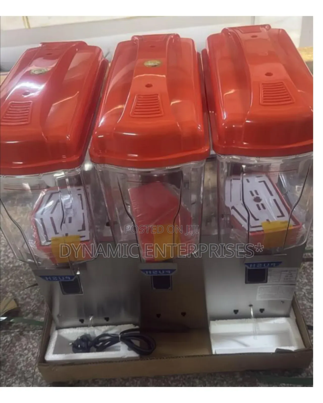 3-Tank Commercial Juice Dispenser