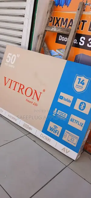 Vitron 50′′ Frameless Uhd Smart Android Tv