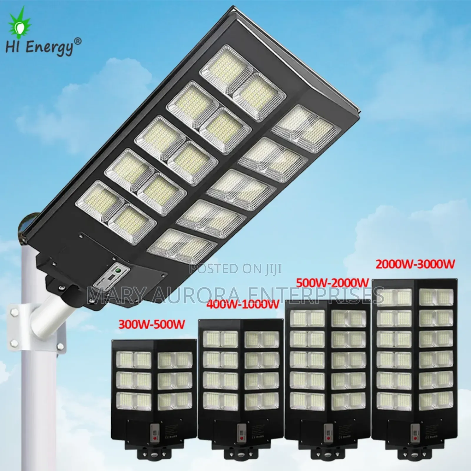 3000 Watts Solar Streetlight