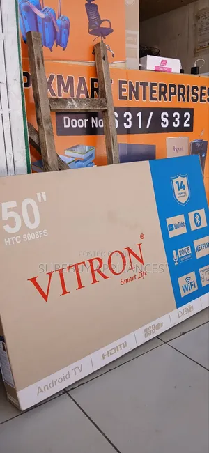Vitron 50′′ Smart Android Led Tv With Wi-Fi Multiple Connectivity