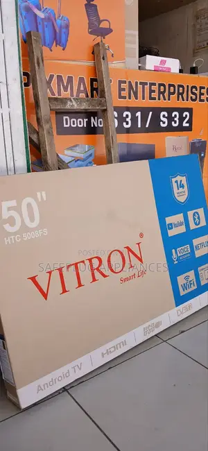 Vitron 50′′ Smart Android Led Tv With Wi-Fi Multiple Connectivity