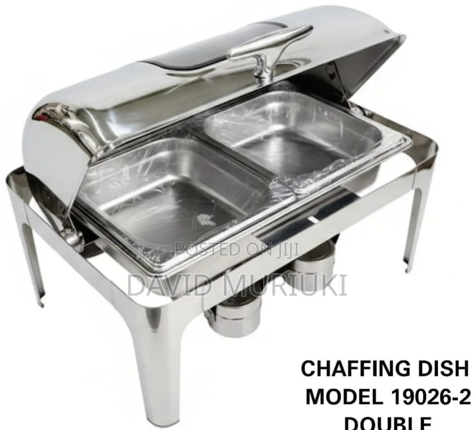 Chaffing Dish, Double Folding Transparent 19026-3