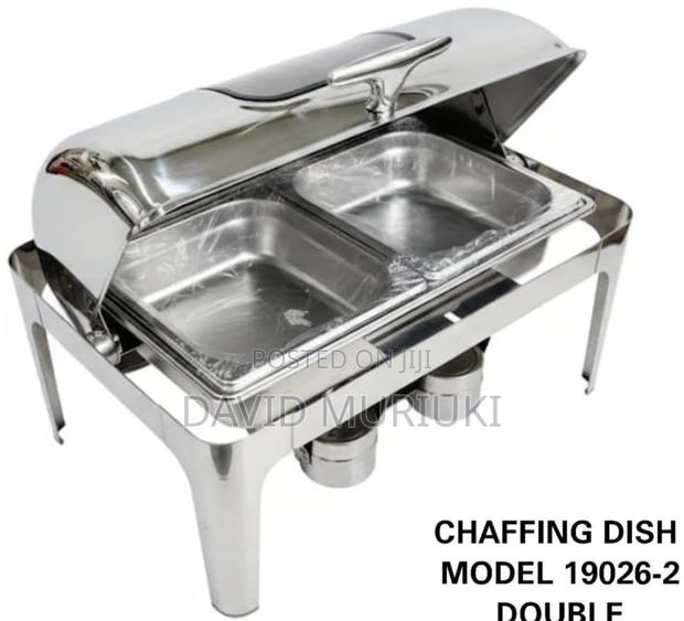 Chaffing Dish, Double Folding Transparent 19026-3