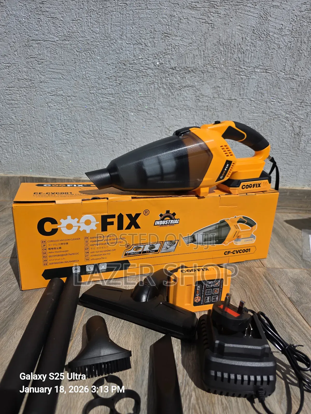 Coofix Cordless Vacuum Cleaner 
(Cf-cv001)