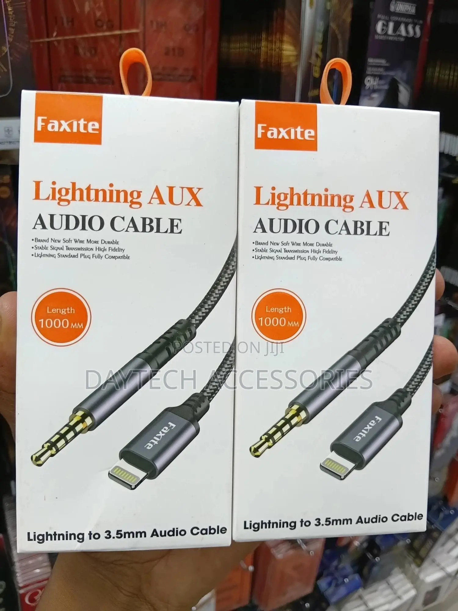 Lightning to 3.5 Aux Audio Adapter Cable