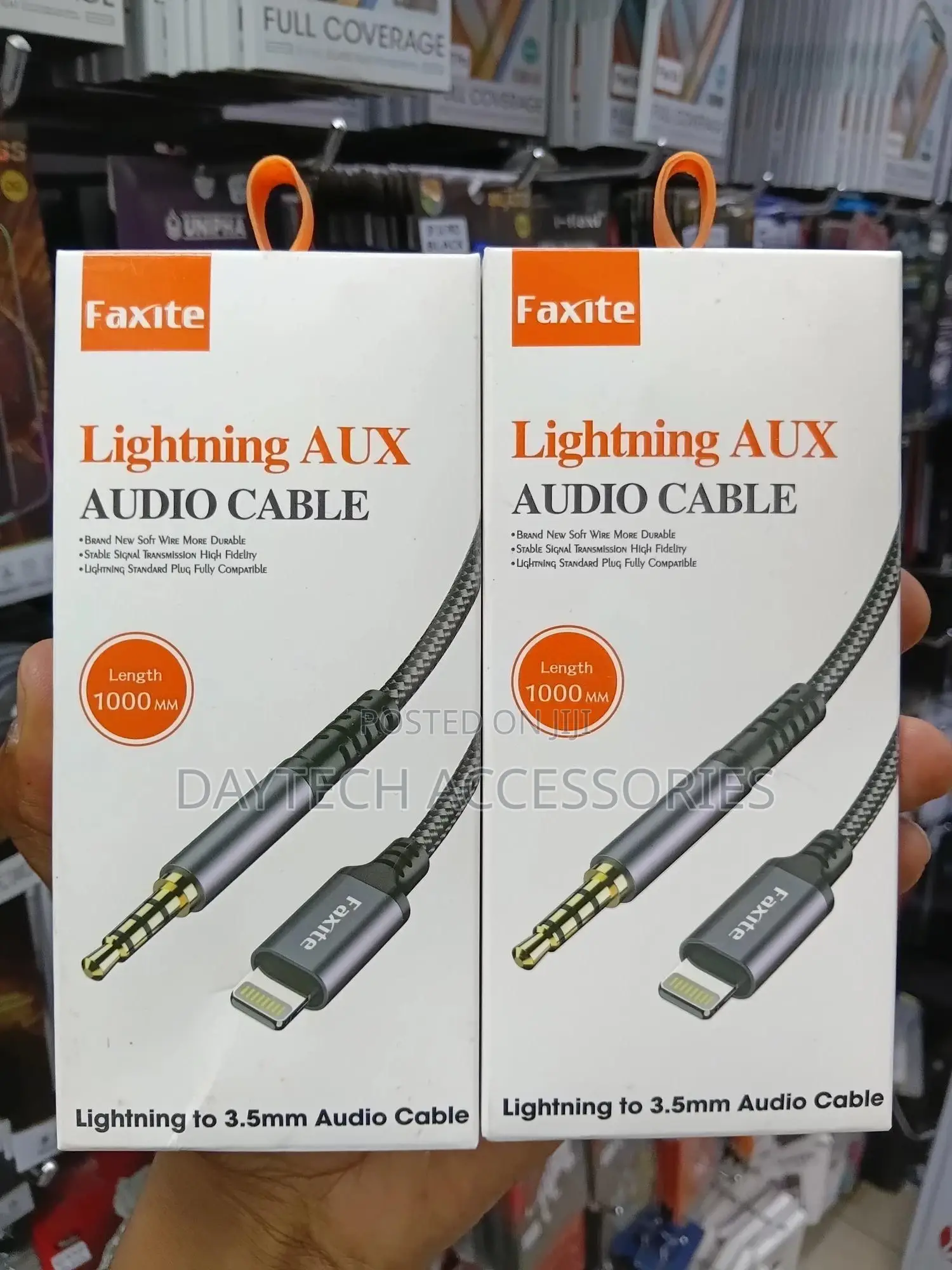 Lightning to 3.5 Aux Audio Adapter Cable
