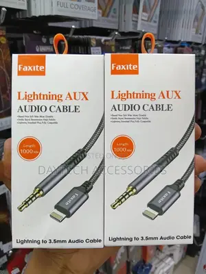 Lightning to 3.5 Aux Audio Adapter Cable