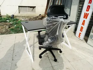 Office Furniture :Affordable Home Desk+Orthopedic Office Chair