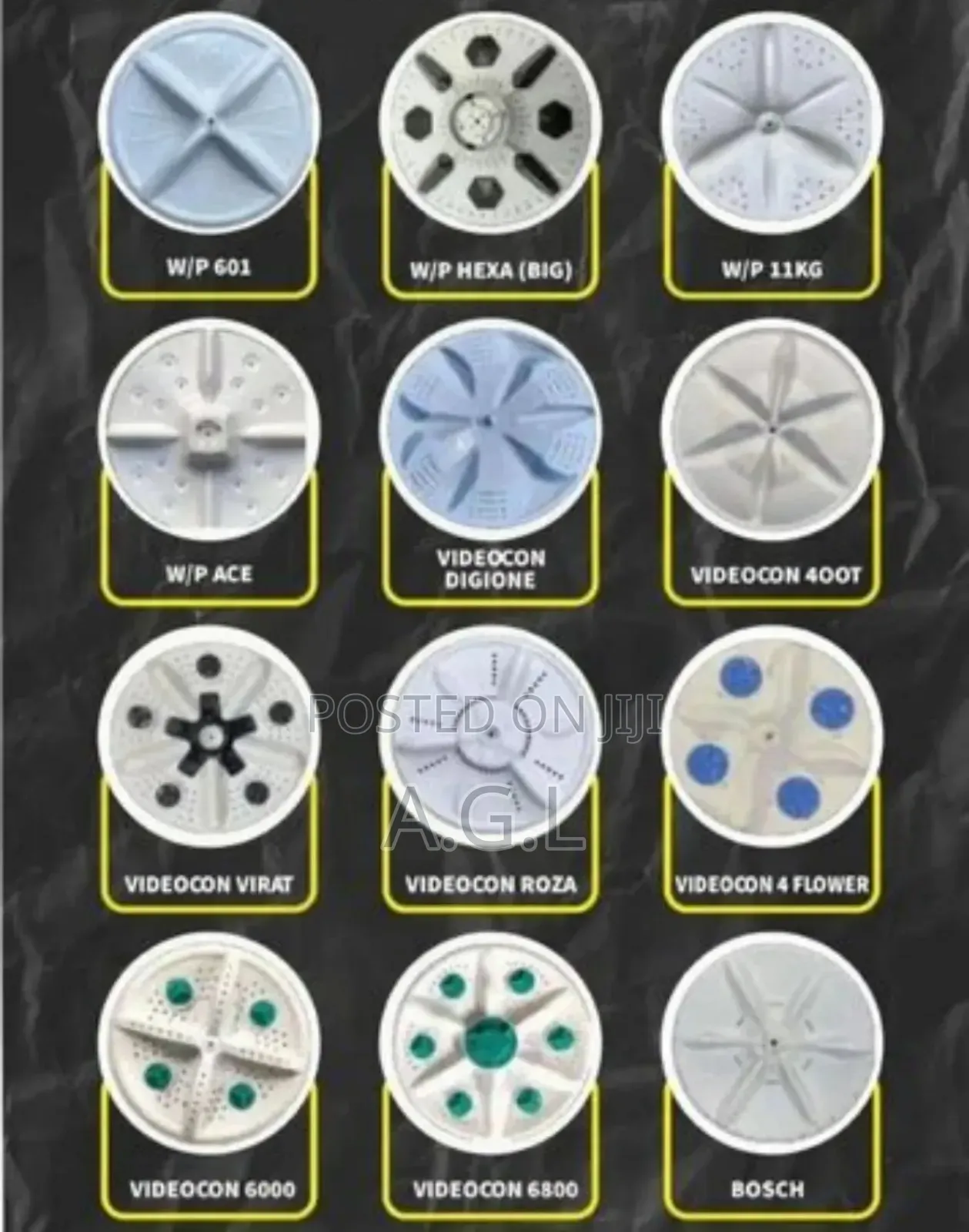 Washing Machine Pulsators All Types