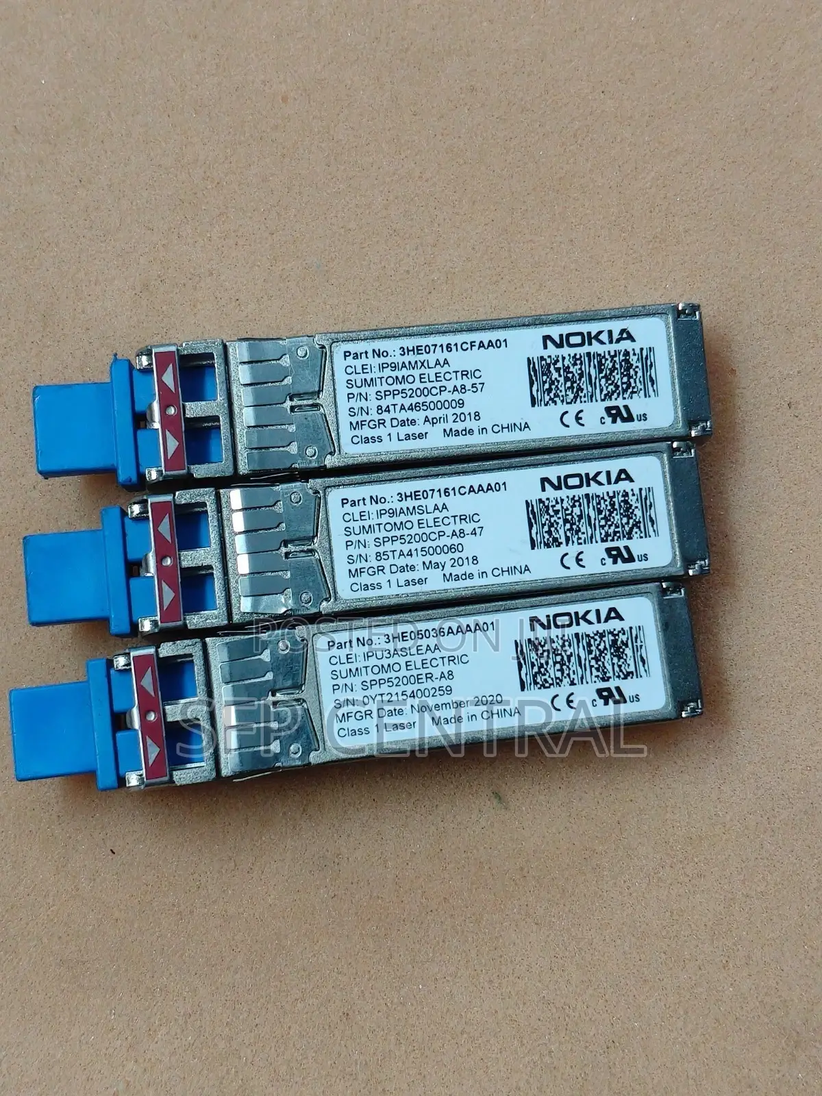 Nokia Sfp+ CWDM 10gb 1571nm 40km Huawei/Dlink Etc