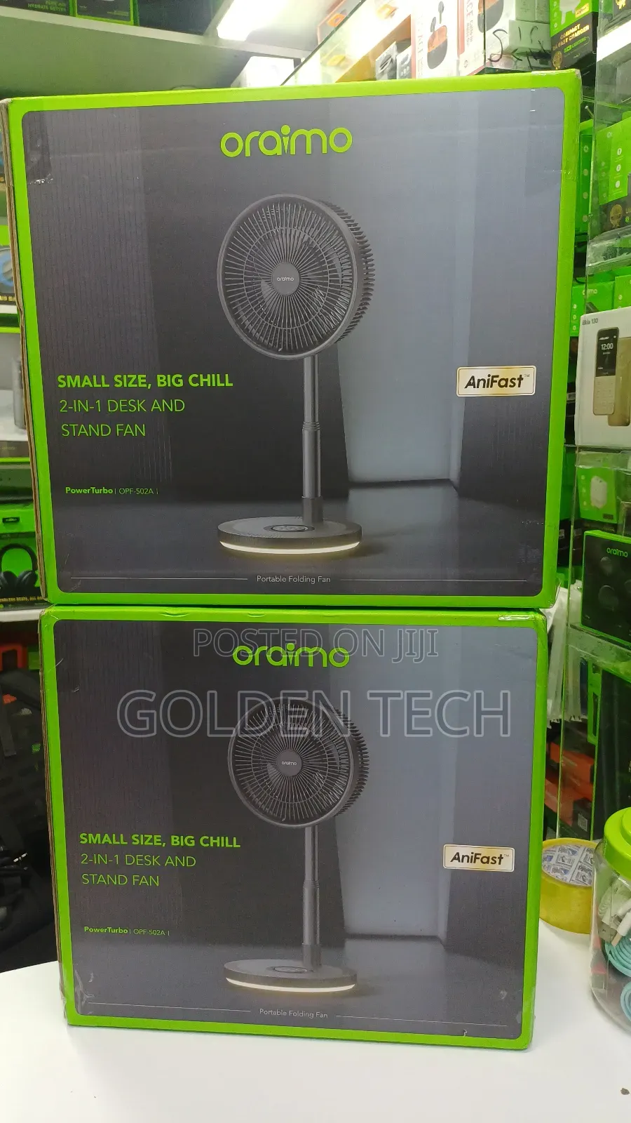 Oraimo Power Turbo Portable Folding Fan