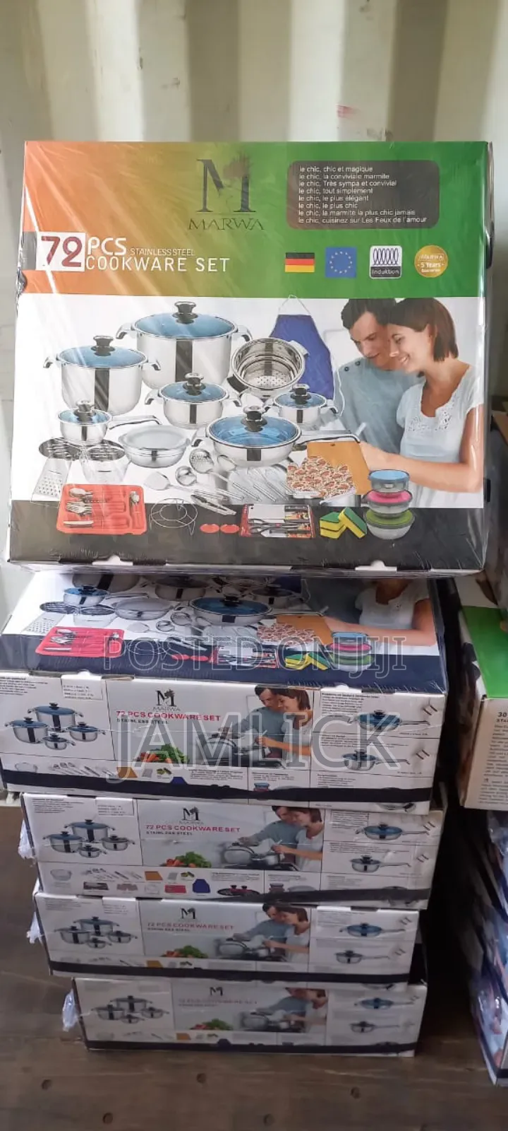 72pcs Marwaa Cookware Set - Vc