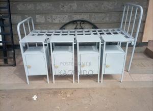 Locally Made Metallic Bedside Locker – Durable Practical - thumbnail 2