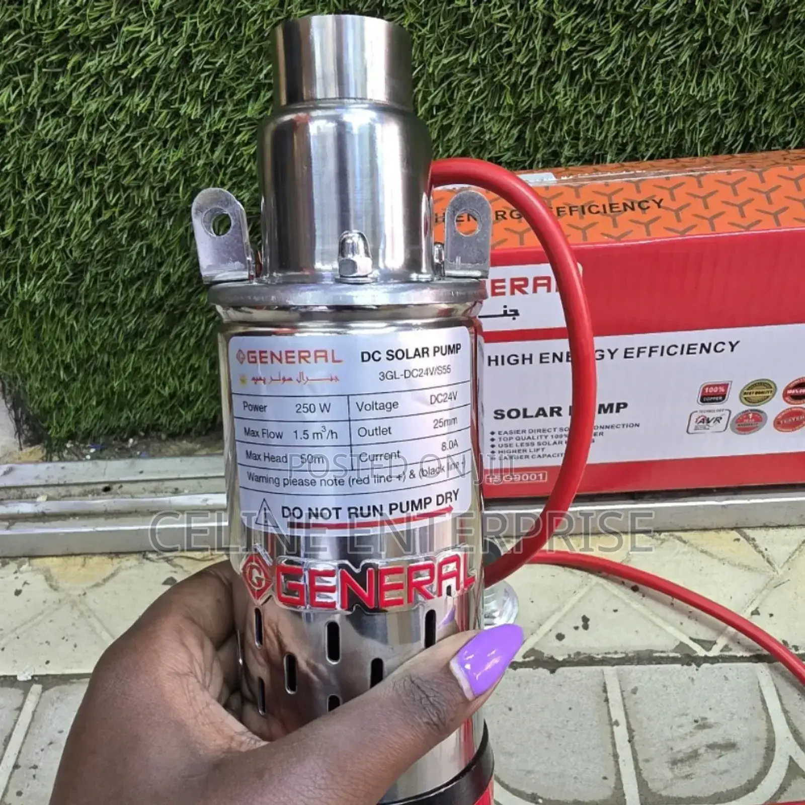 General Solar Pump 50m×250watts