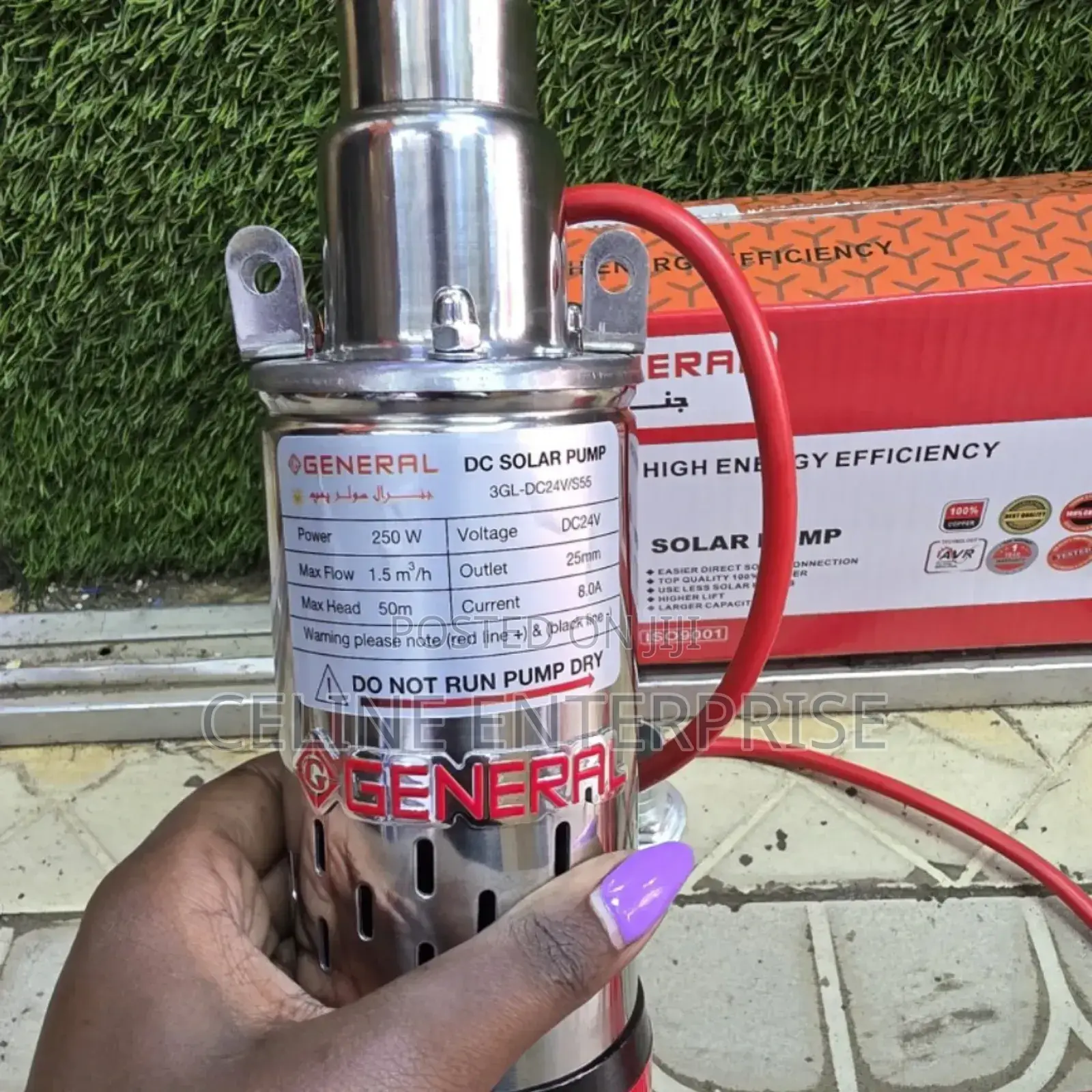 General Solar Pump 50m×250watts