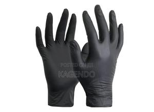 Black Nitrile Gloves – Heavy-Duty, Powder-Free - thumbnail 2