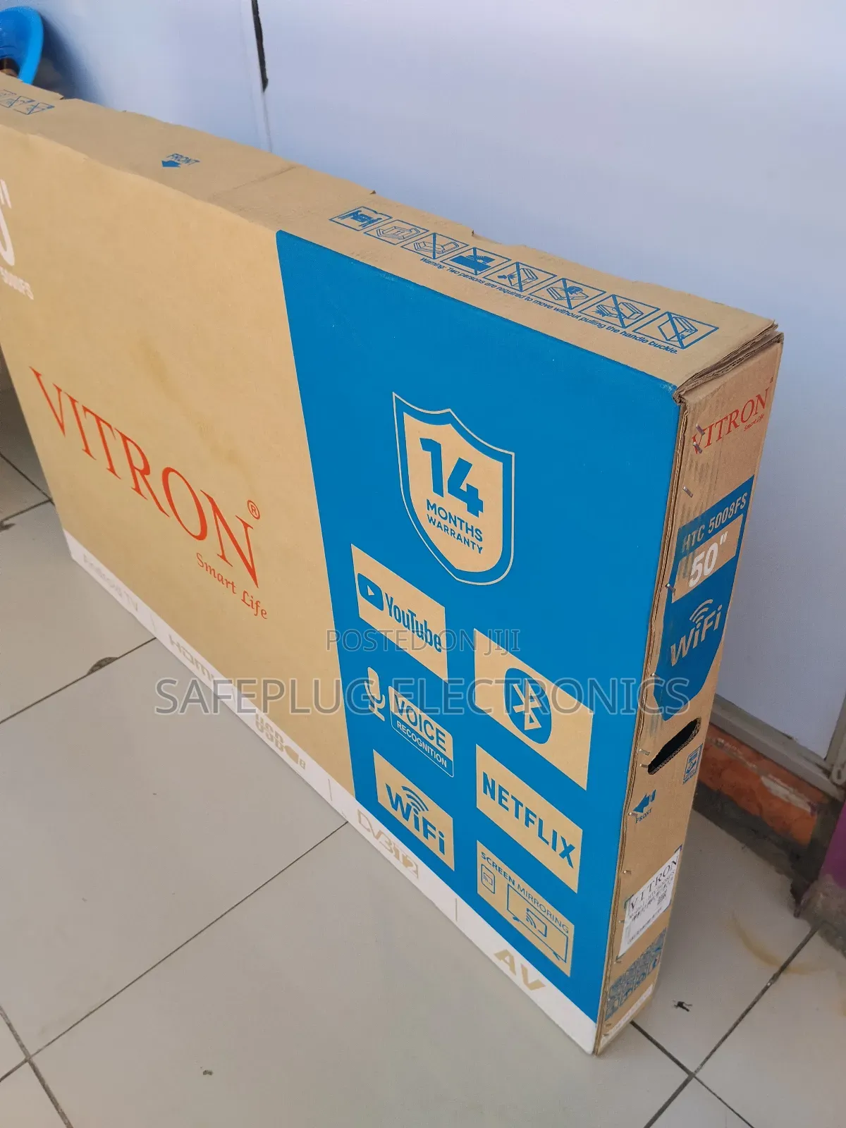 50" Vitron Smart Tv - Android Os + Bluetooth | 1-Year Warranty