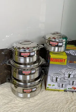4 PCS Red Berry Hot Pots