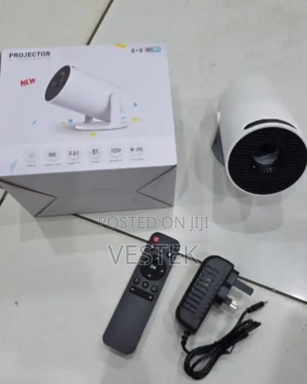 Hy300 Pro Android Projector With Inbuilt Speaker for Home Theater