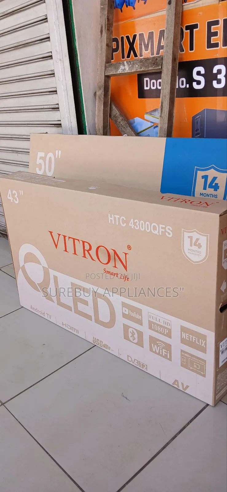 Vitron 43′′ Qled Android Led Television
