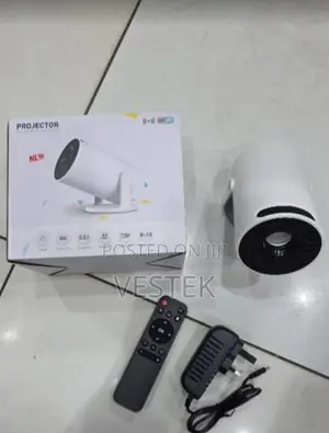 Hy300 Pro Android Projector With Inbuilt Speaker for Home Theater