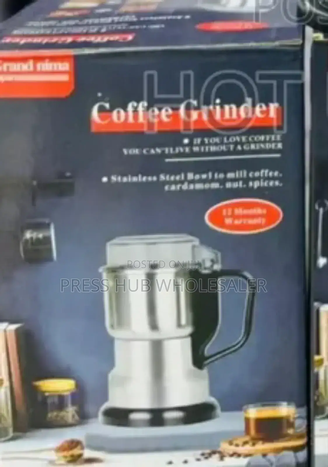 Nima Electric Coffee and Spice Grinder 