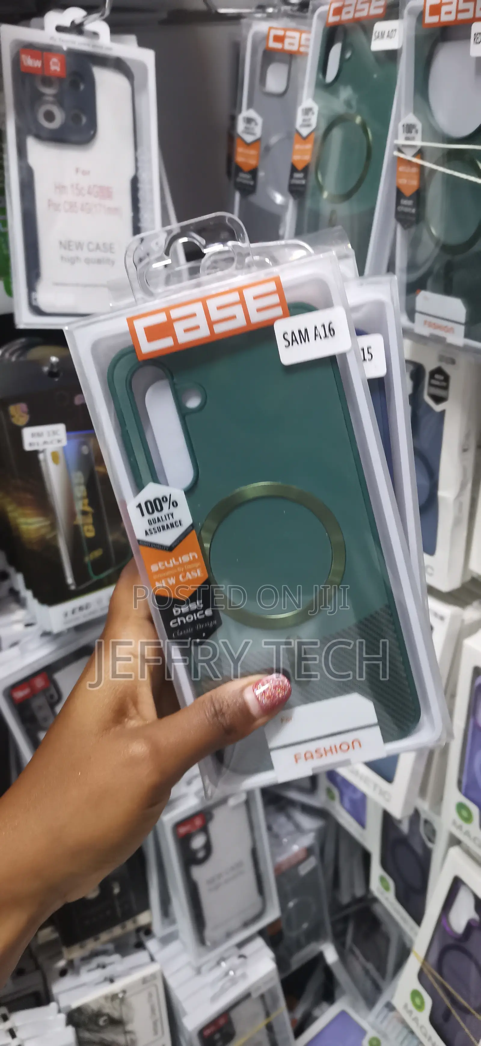 Elzzi Magnetic Guard Designed Case for Samsung Galaxy A16 5g Case