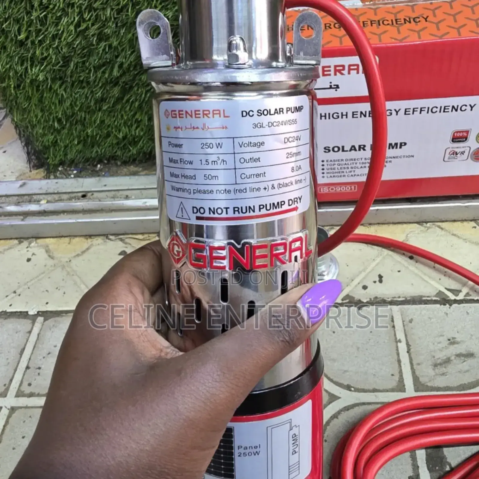 General Solar Pump 50m×250watts