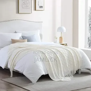 High-Quality Knitted Throw Blankets With Tassel - Cl