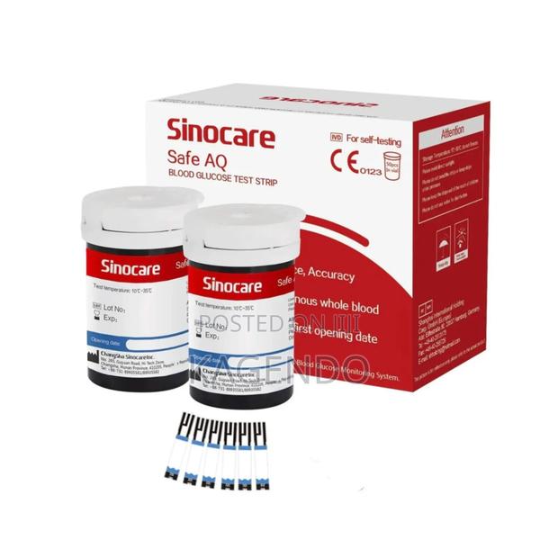 Sinocare Blood Glucose Test Strips – Accurate Blood Sugar Monitoring