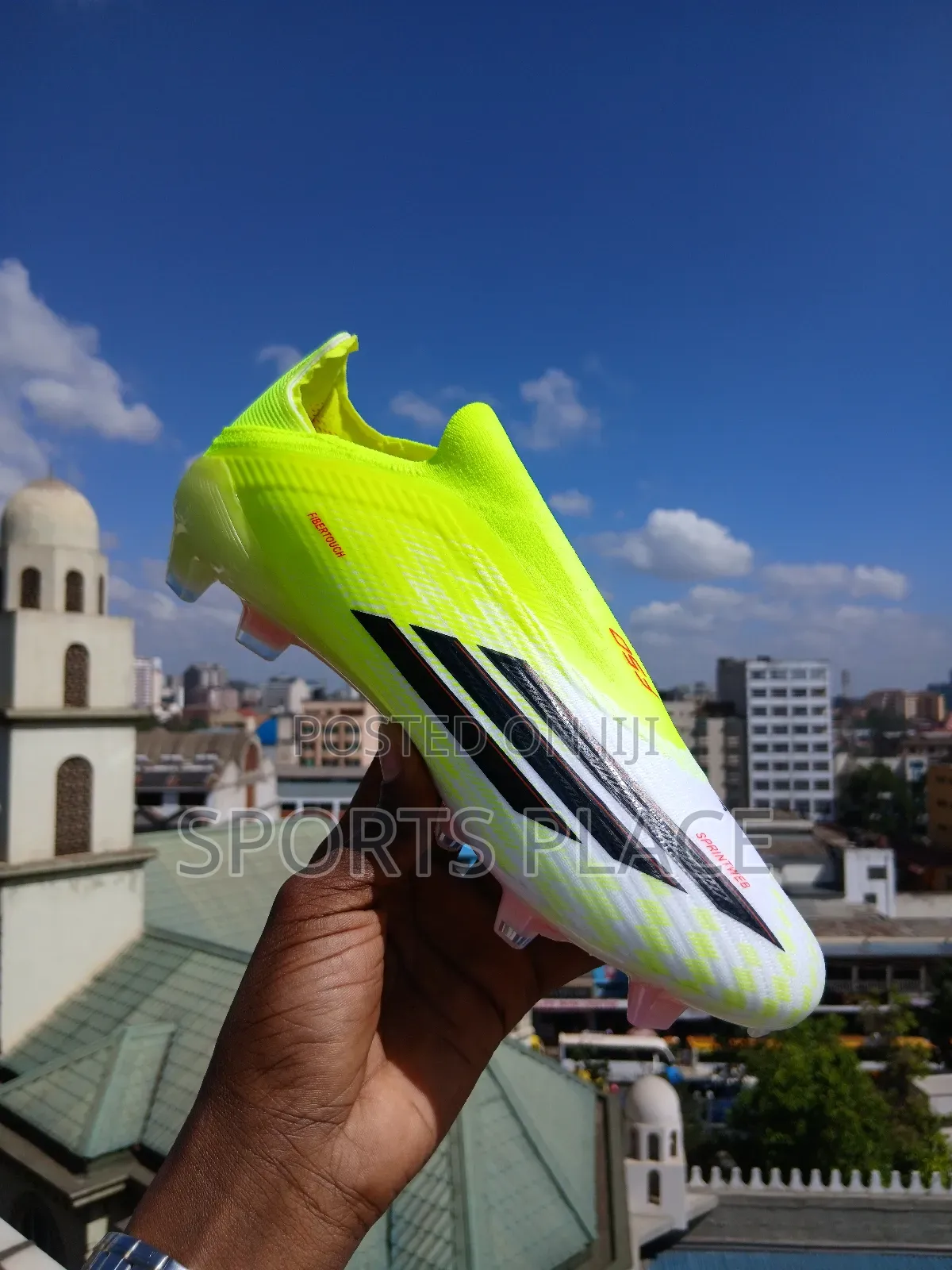 Bright Green Spark F50 Adidas Fg Soccer Boots