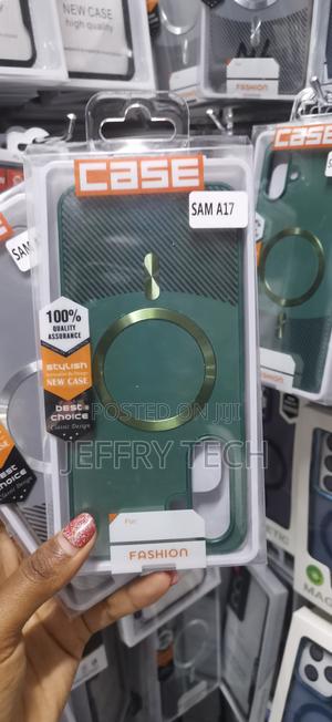 Marute Samsung A17 Hard Tpu Case Compatible With Magsafe -Green - thumbnail 2